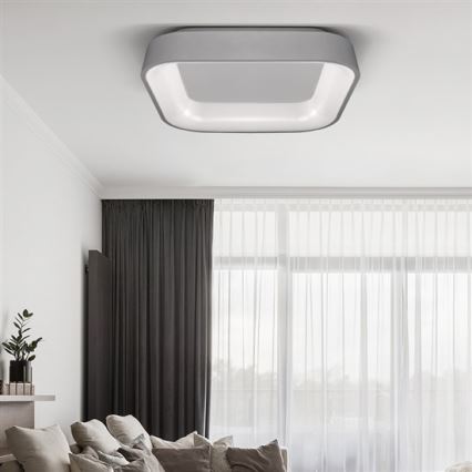 LED Dimmable ceiling light TREVISO LED/48W/230V + remote control