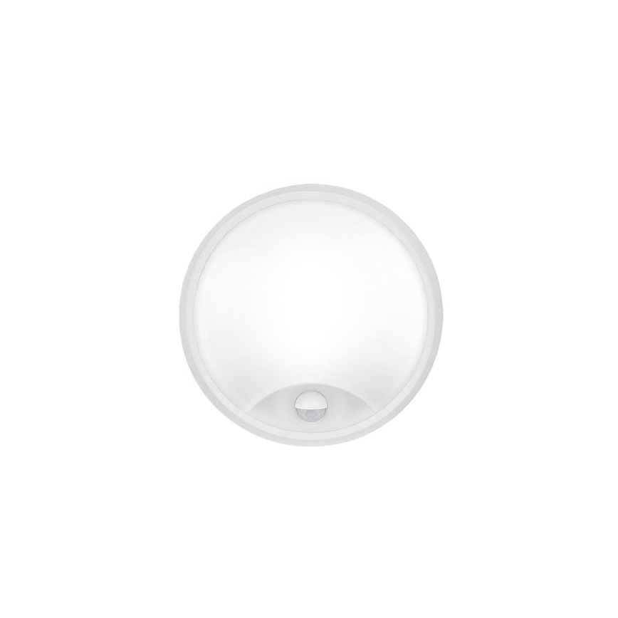 LED outdoor wall light with integrated 2-in-1 sensor LED/20W/230V 3000/4000/6500K IP65 diameter 22 cm