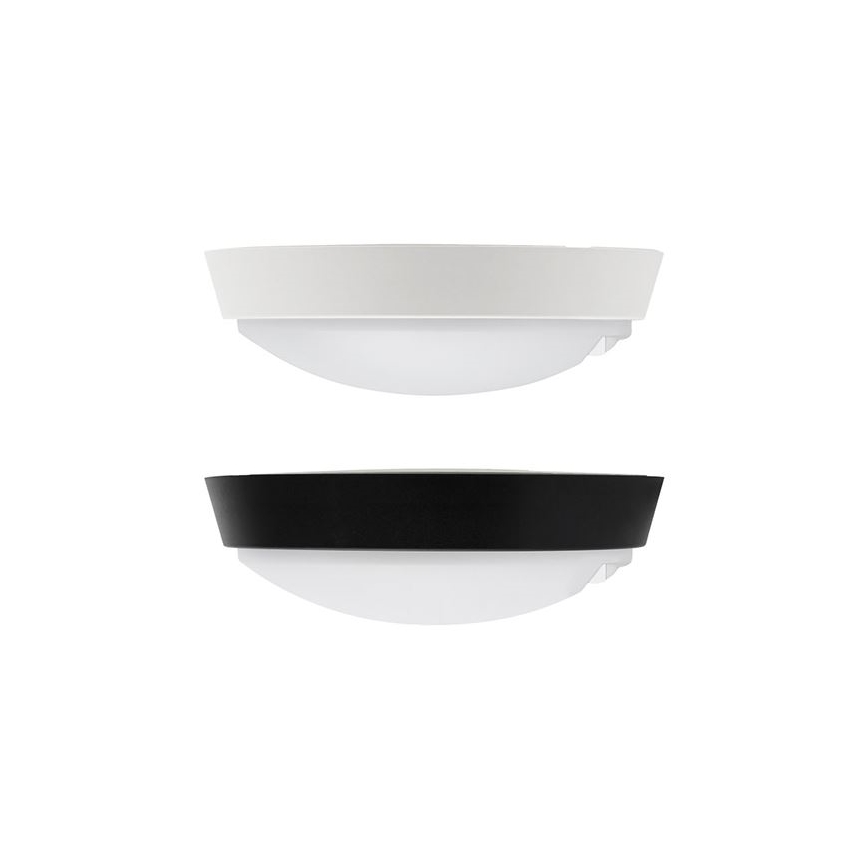 LED outdoor wall light with integrated 2-in-1 sensor LED/20W/230V 3000/4000/6500K IP65 diameter 22 cm