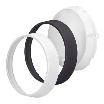 LED Outdoor Wall Light with 2-in-1 Sensor, 20W LED, 230V, Selectable 3000/4000/6500K, IP65, dia. 22 cm