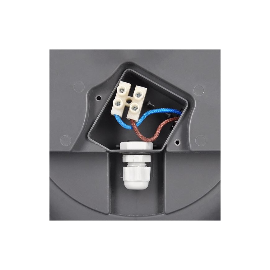 LED Outdoor ceiling light with sensor SIENA LED/20W/230V 4000K d. 23 cm IP54