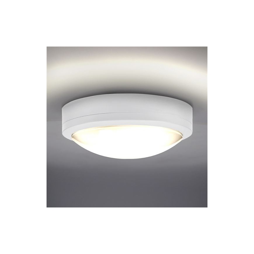 LED Outdoor ceiling light SIENA LED/20W/230V IP54 d. 23 cm white