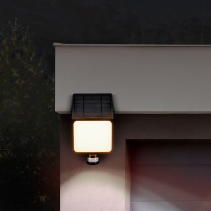 LED Solar floodlight with a motion sensor LED/11W/3,7V 4400mAh 3000K/4000K/6500K IP54