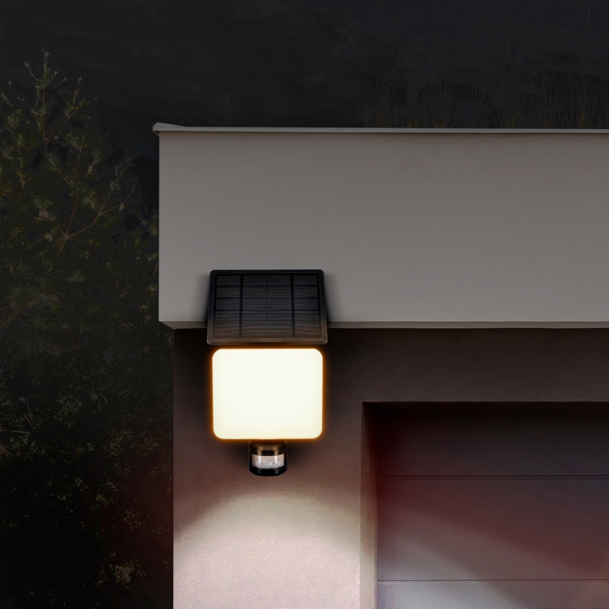 LED Solar floodlight with a motion sensor LED/11W/3,7V 4400mAh 3000K/4000K/6500K IP54