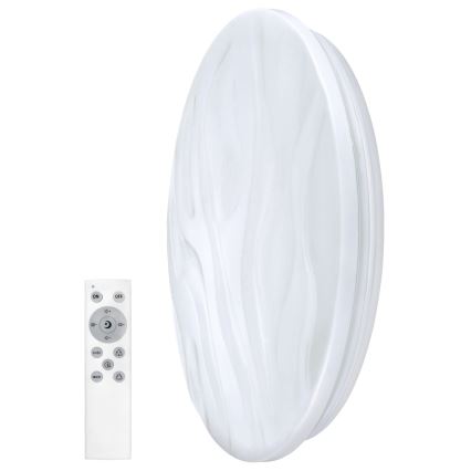LED RGB Dimmable ceiling light WAVE LED/30W/230V Wi-Fi Tuya + remote control