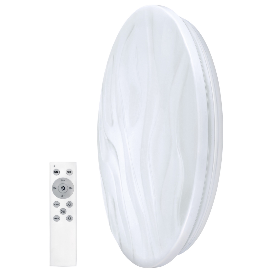LED RGB Dimmable ceiling light WAVE LED/30W/230V Wi-Fi Tuya + remote control