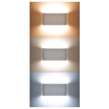 LED Outdoor wall light MODENA LED/12W/230V 3000/4000/6000K IP54 black