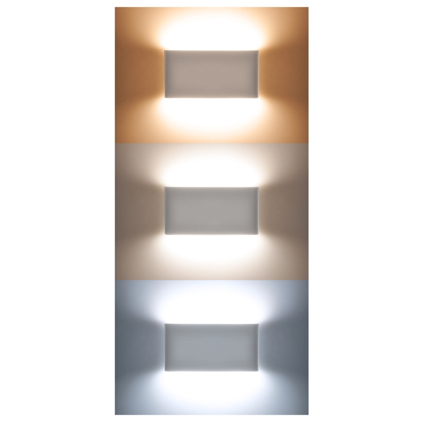 LED Outdoor wall light MODENA LED/12W/230V 3000/4000/6000K IP54 black