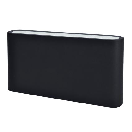 LED Outdoor wall light MODENA LED/12W/230V 3000/4000/6000K IP54 black