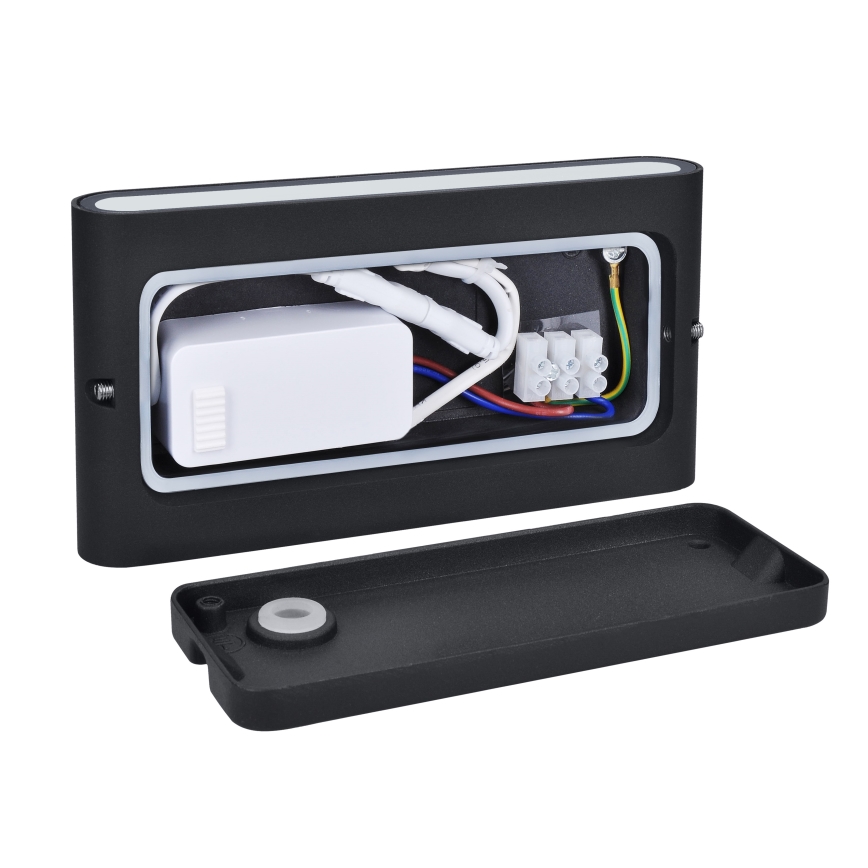 LED Outdoor wall light MODENA LED/12W/230V 3000/4000/6000K IP54 black