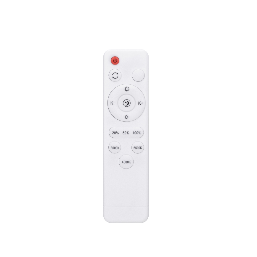 Dimmable LED ceiling light IRON OAK LED/48W/230V 3000-6500K oak Ø 40 cm + remote control