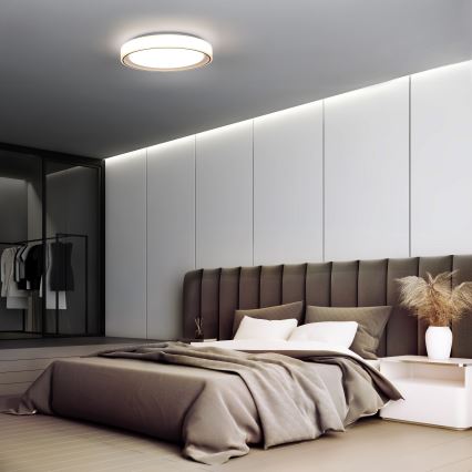 LED RGB Dimmable ceiling light FLOCO LED/30W/230V 3000-6500K + RGB/6W d. 40cm + remote control