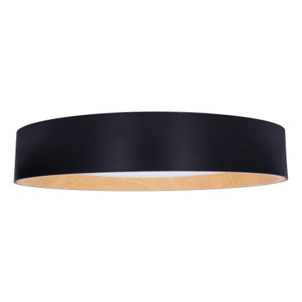 LED Dimmable ceiling light LARIOS LED/48W/230V 3000-6500K d. 39 cm black + remote control