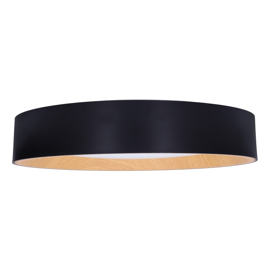LED Dimmable ceiling light LARIOS LED/48W/230V 3000-6500K d. 39 cm black + remote control