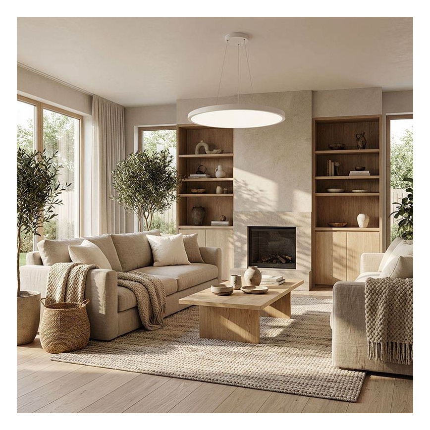 Dimmable LED ceiling light surface-mounted/pendant LED/50W/230V 3000-6500K + remote control