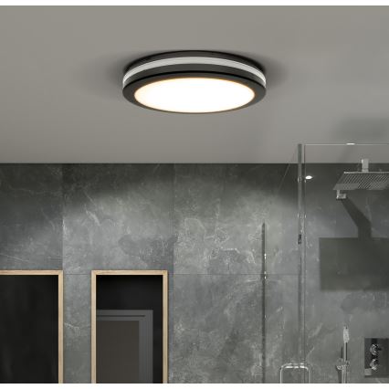 LED Dimmable outdoor ceiling light LED/36W/40W/44W/230V 3000/4000/6500K IP65 black