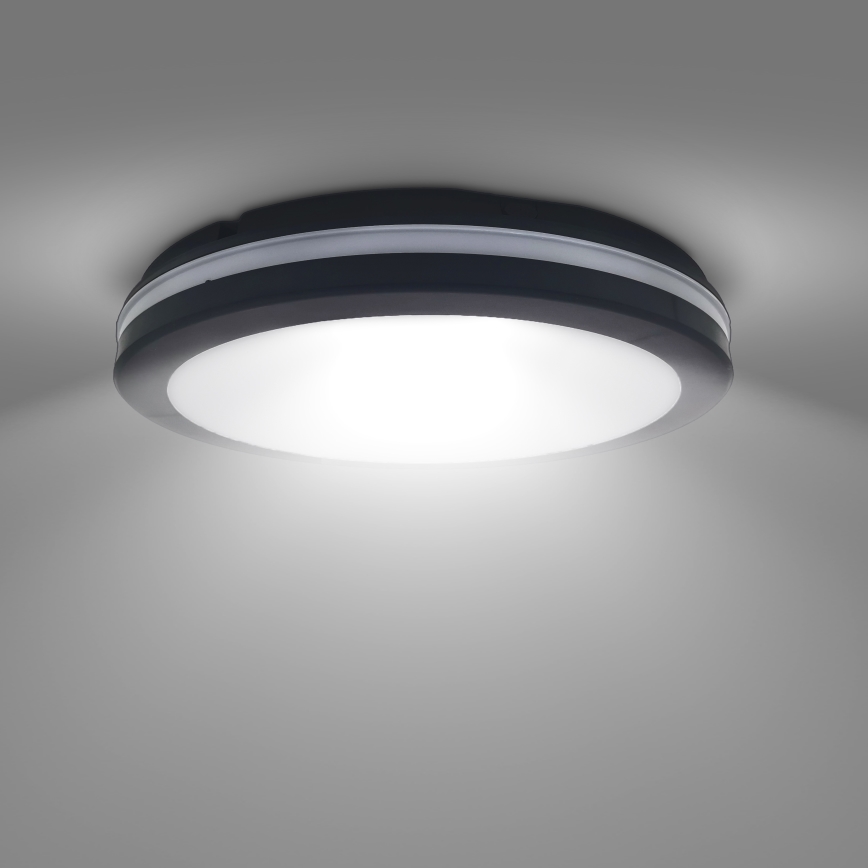 LED Dimmable outdoor ceiling light LED/36W/40W/44W/230V 3000/4000/6500K IP65 black