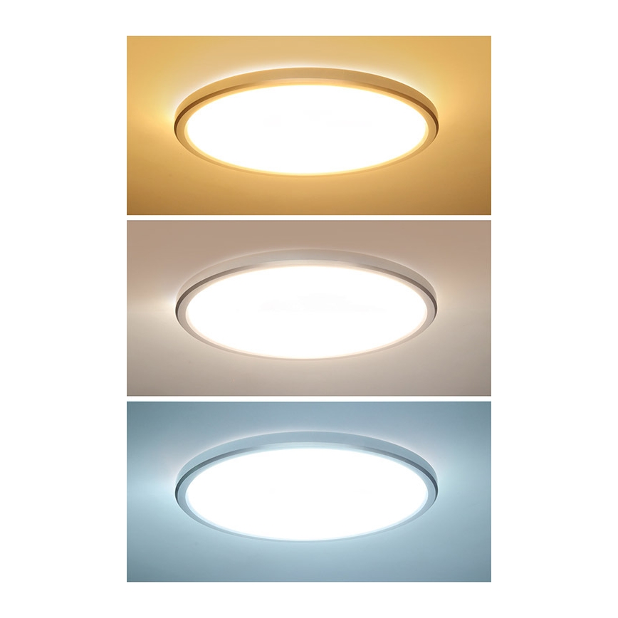 ACATE LED Bathroom Ceiling Light LED/24W/230V 3000/4000/6000K Ø 29.3 cm IP54
