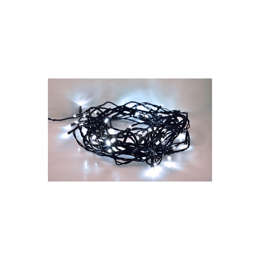 LED Christmas outdoor chain 100xLED/230V 10m IP44 cold white
