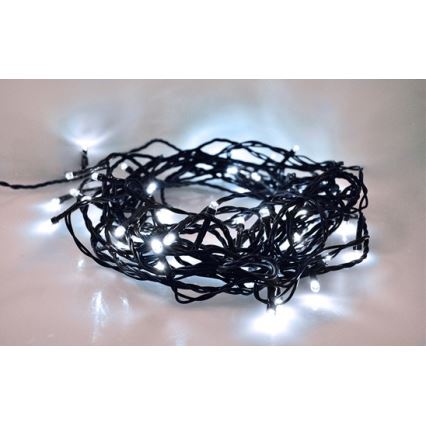 LED Christmas outdoor chain 100xLED/230V 10m IP44 cold white