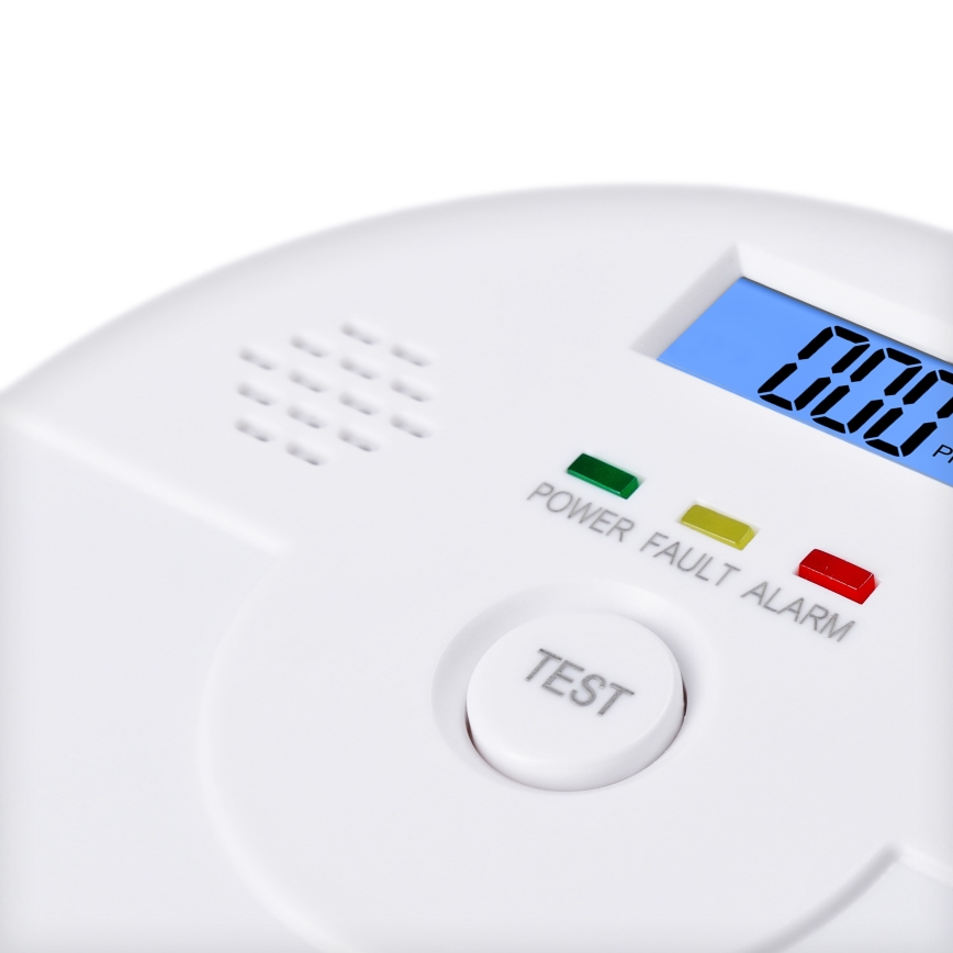 Carbon monoxide (CO) detector with alarm 9V