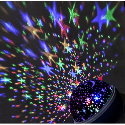 LED Christmas projector USB 4xAAA