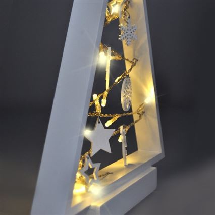LED Christmas decoration 15xLED/2xAA