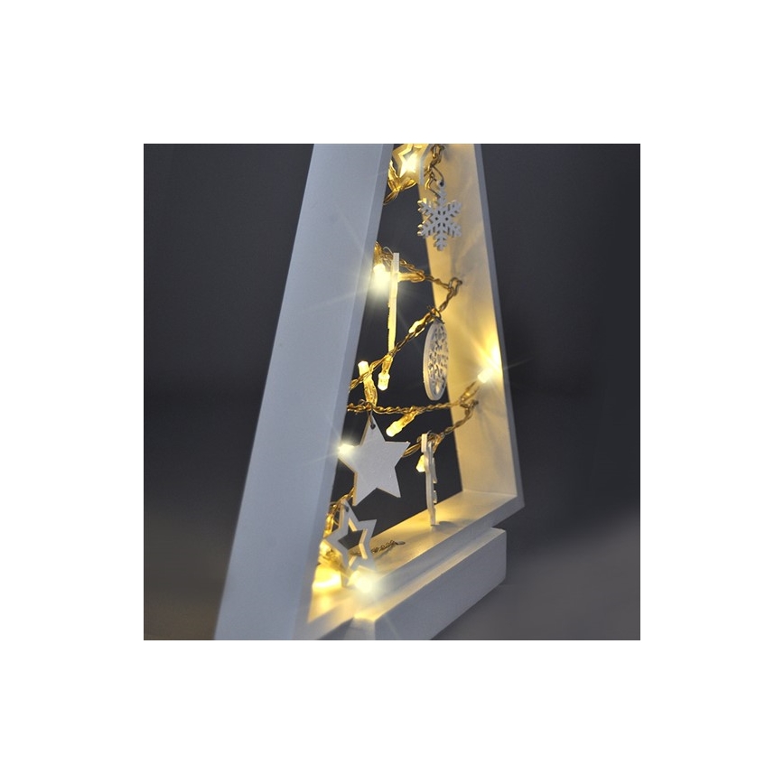 LED Christmas decoration 15xLED/2xAA