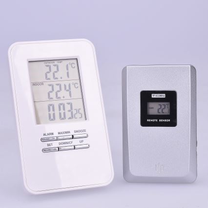 Digital thermometer with sensor 2xAAA