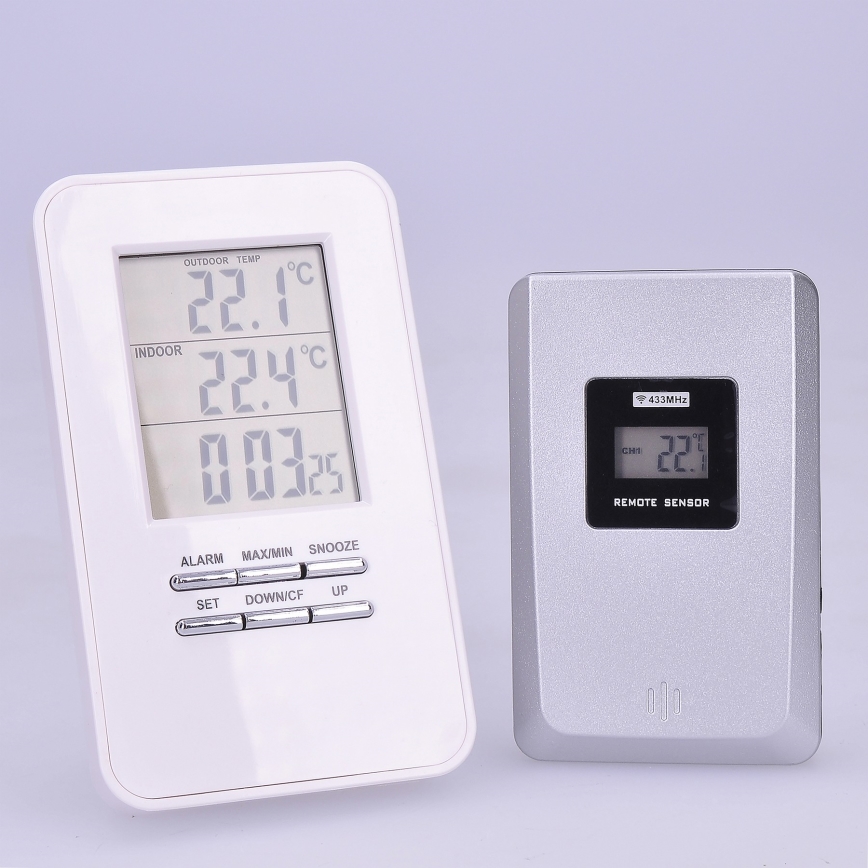 Digital thermometer with sensor 2xAAA