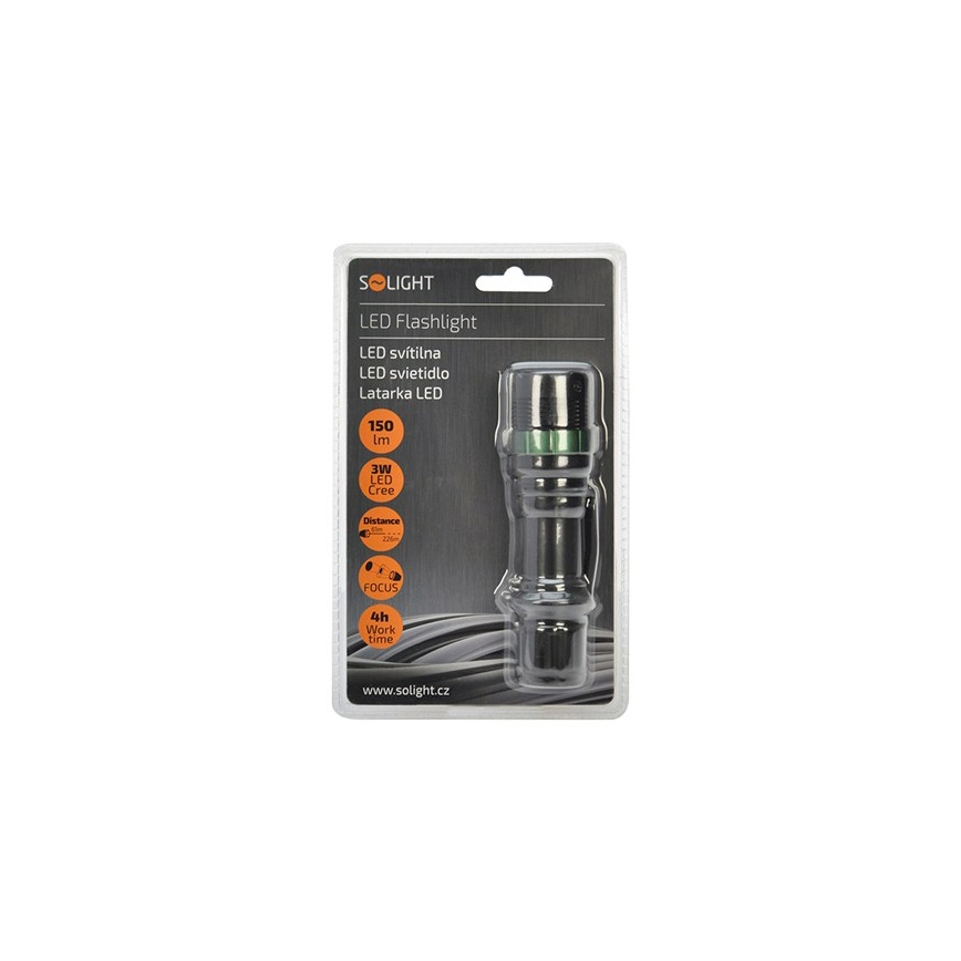 LED flashlight LED/3W/3xAAA