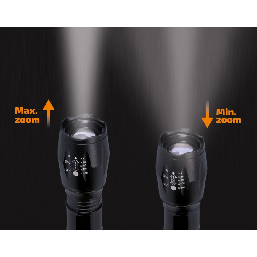 Rechargeable LED flashlight LED/Li-Ion 5V
