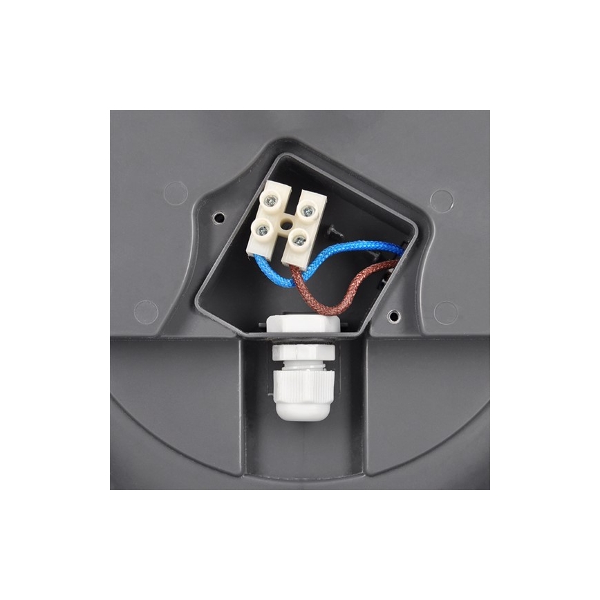 LED Outdoor ceiling light LED/13W/230V IP54 anthracite
