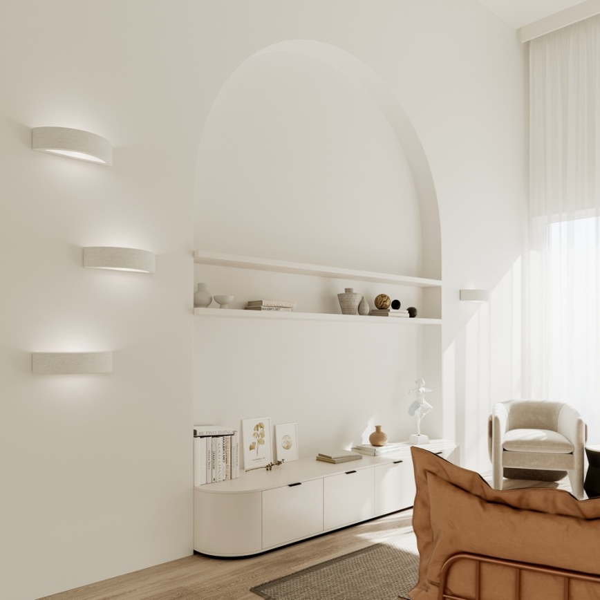 Wall light ATENA 1xE27/60W/230V 40,5 cm white