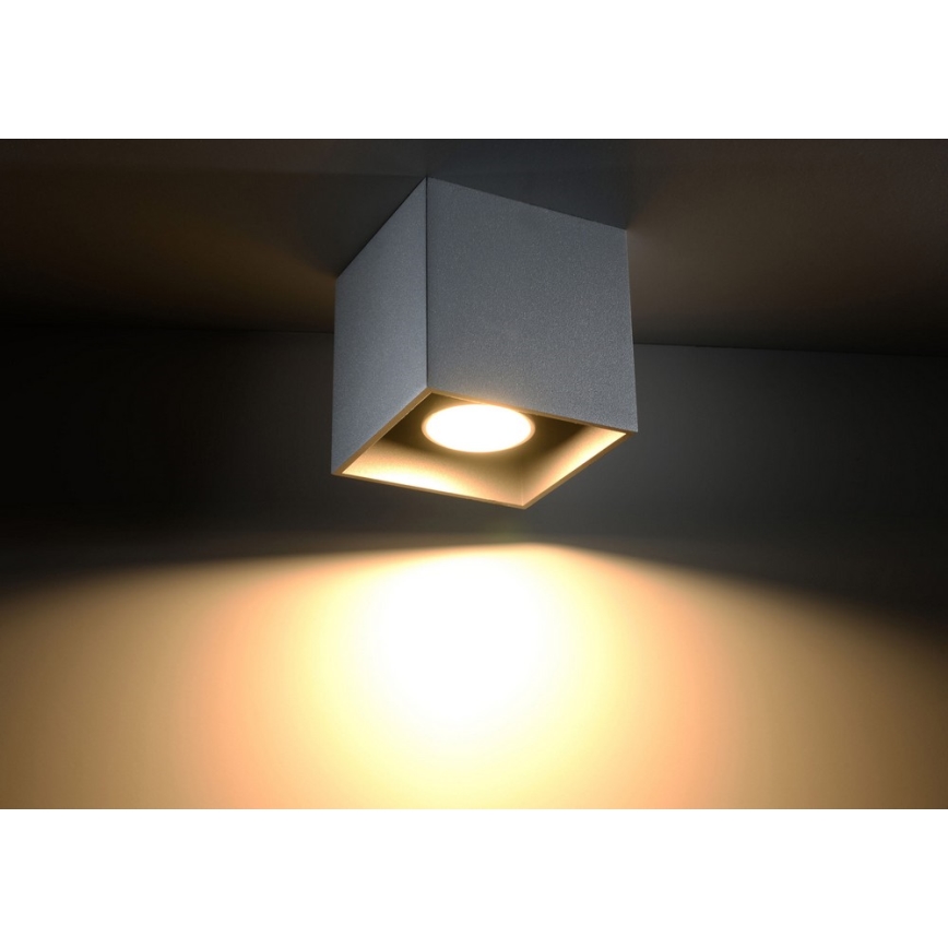 Spotlight QUAD 1 1xGU10/10W/230V grey