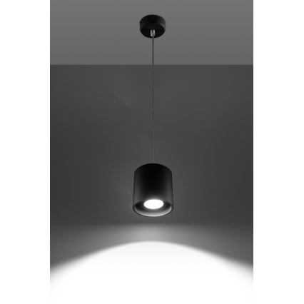 Sollux SL.0051 - Chandelier on a string ORBIS 1 1xGU10/40W/230V black
