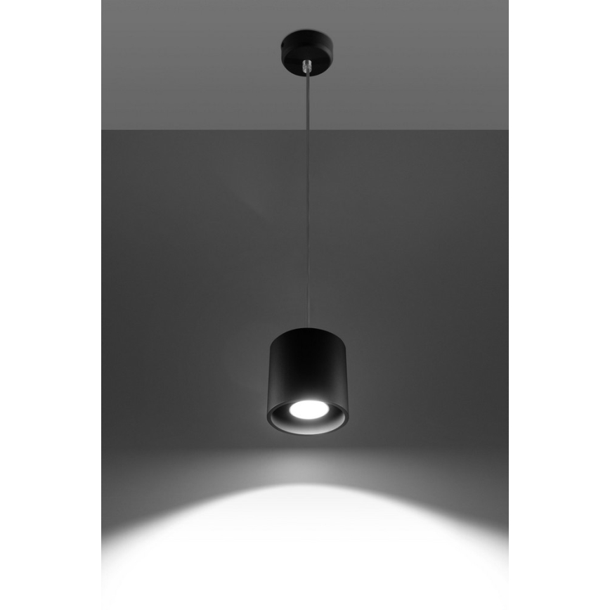 Sollux SL.0051 - Chandelier on a string ORBIS 1 1xGU10/40W/230V black