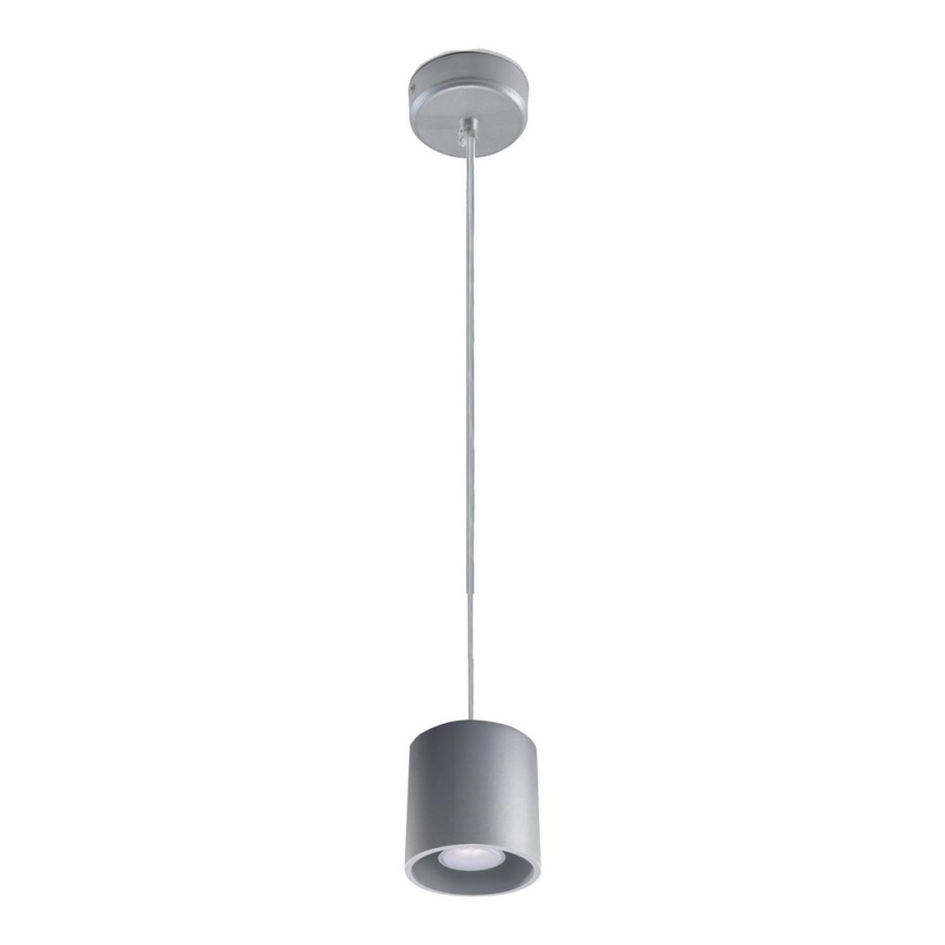 Sollux SL.0052 - Chandelier on a string ORBIS 1 1xGU10/40W/230V grey