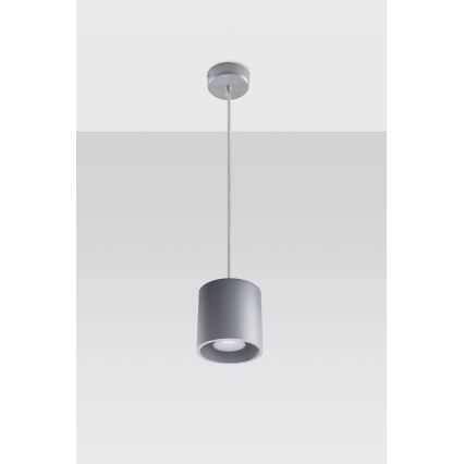 Sollux SL.0052 - Chandelier on a string ORBIS 1 1xGU10/40W/230V grey