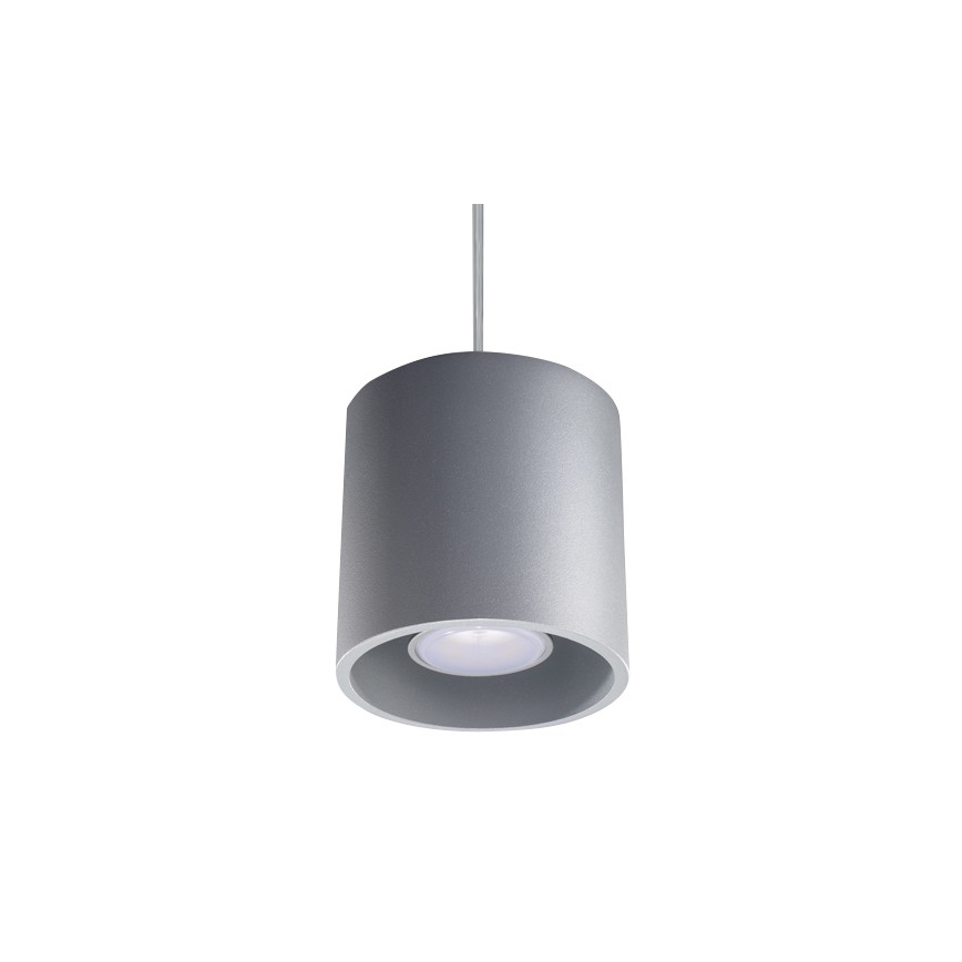 Sollux SL.0052 - Chandelier on a string ORBIS 1 1xGU10/40W/230V grey