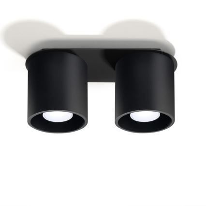 Spotlight ORBIS 2 2xGU10/40W/230V black
