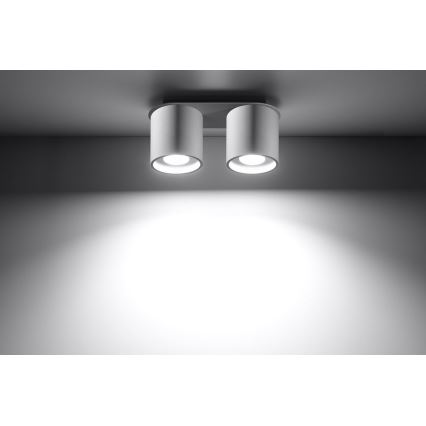 Spotlight ORBIS 2 2xGU10/40W/230V white
