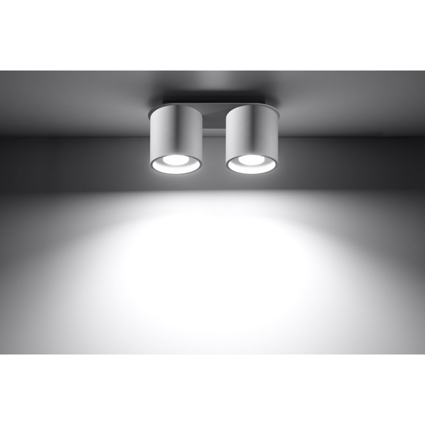 Spotlight ORBIS 2 2xGU10/40W/230V white
