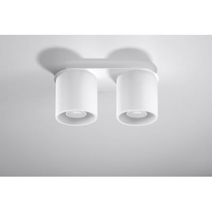 Spotlight ORBIS 2 2xGU10/40W/230V white