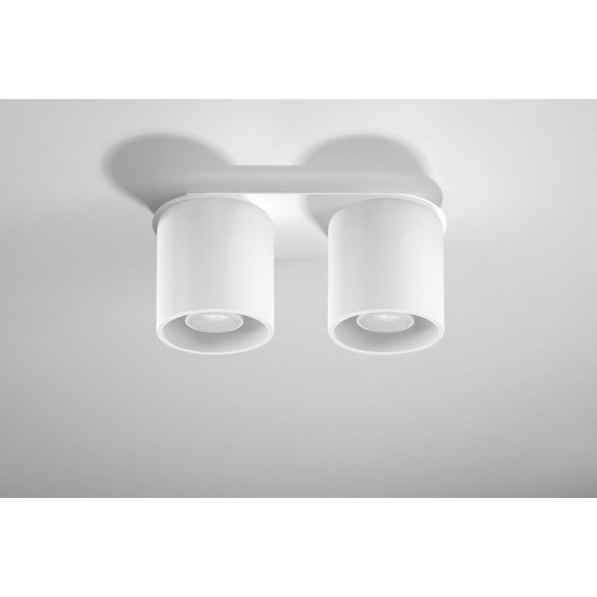 Spotlight ORBIS 2 2xGU10/40W/230V white