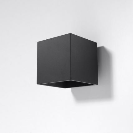Wall spotlight QUAD 1 1xG9/8W/230V black