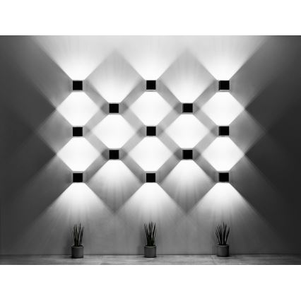 Wall spotlight QUAD 1 1xG9/8W/230V black