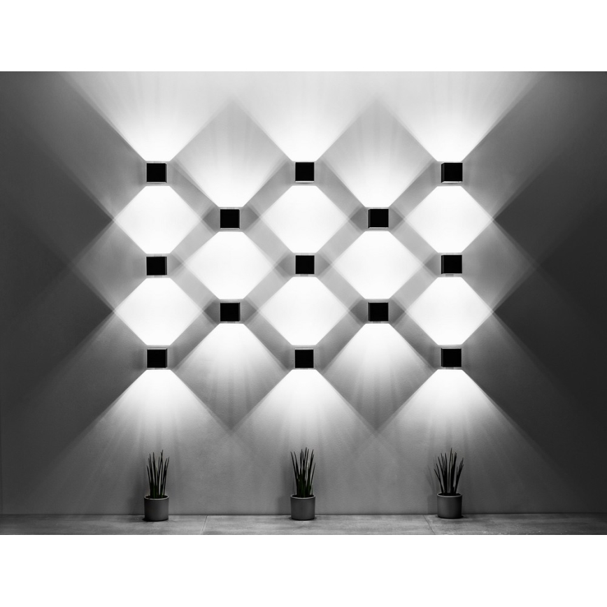 Wall spotlight QUAD 1 1xG9/8W/230V black