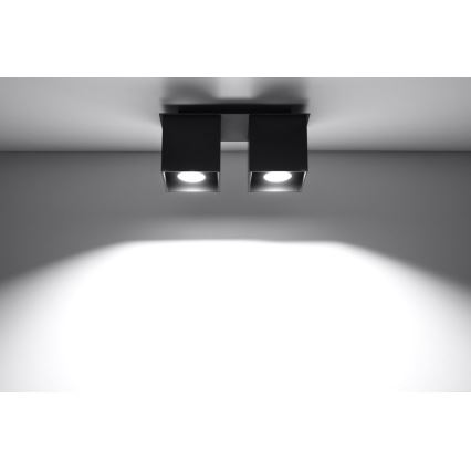Spotlight QUAD 2 2xGU10/40W/230V black