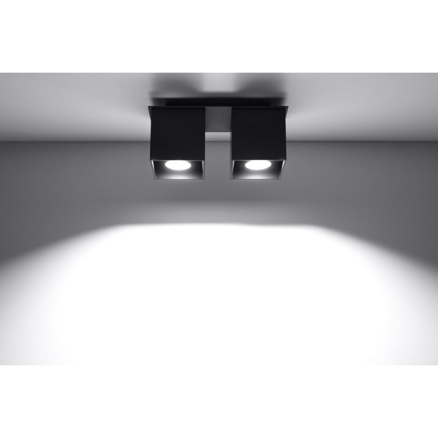 Spotlight QUAD 2 2xGU10/40W/230V black